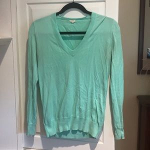 Aqua J. Crew sweater